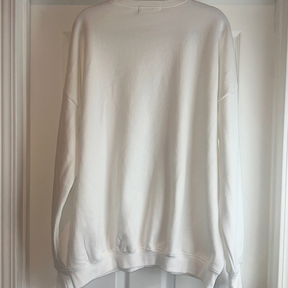 The Laundry Room Art Apres Coca-Cola Lips Graphic Relaxed Crewneck Sweatshirt - Picture 5 of 12